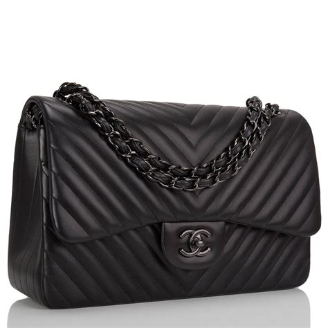 chanel boy so black price|Chanel so black chevron jumbo.